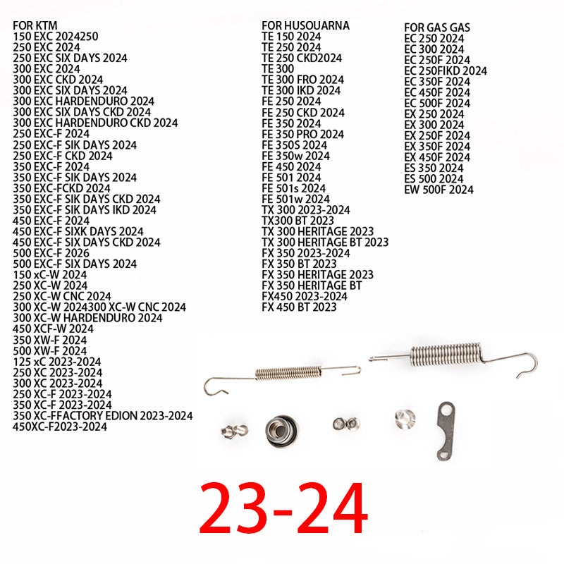 For Ktm Hus 150 200 250 300 350 450 Xc Exc Xcw Xcf Temple Spring - Image 5